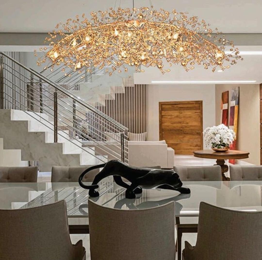 Lustre sala de jantar com dimmers