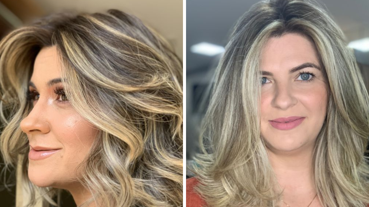 luzes cabelo feminino