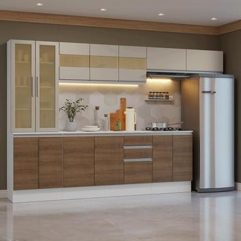 ideias de cozinha modulada madesa para espaços pequenos