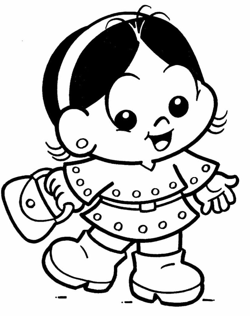 Magali em festas temáticas para colorir