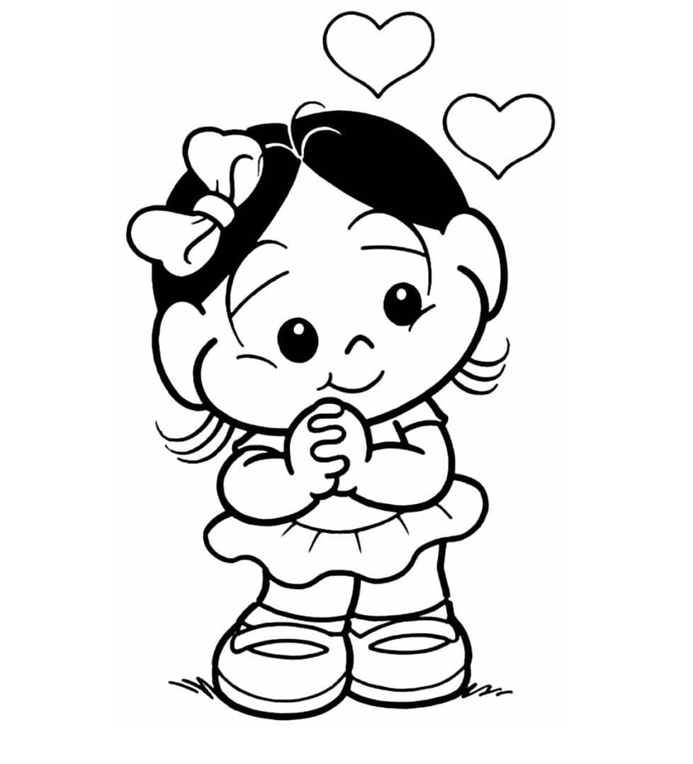 desenhos da Magali com o Mingau