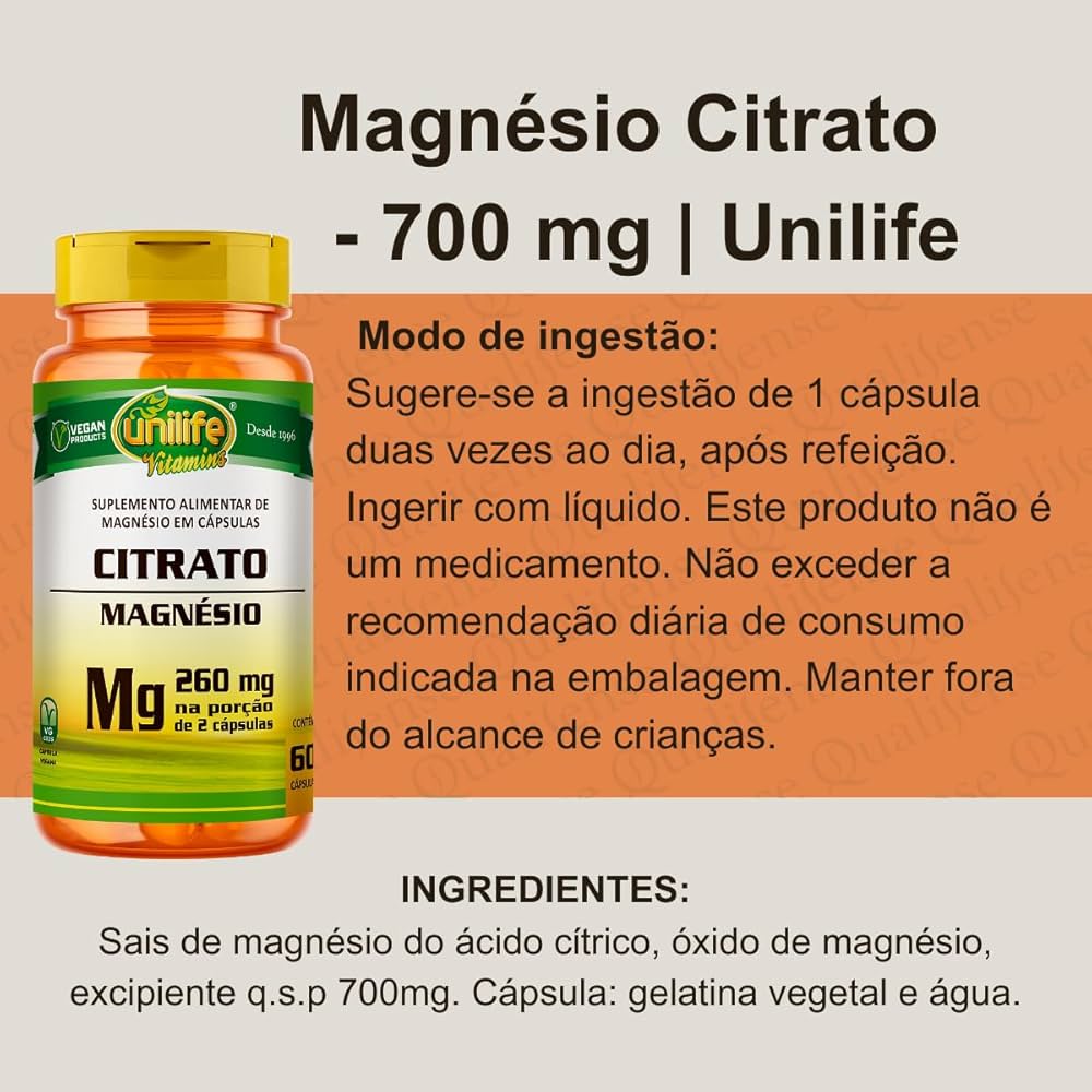citrato de magnésio para que serve