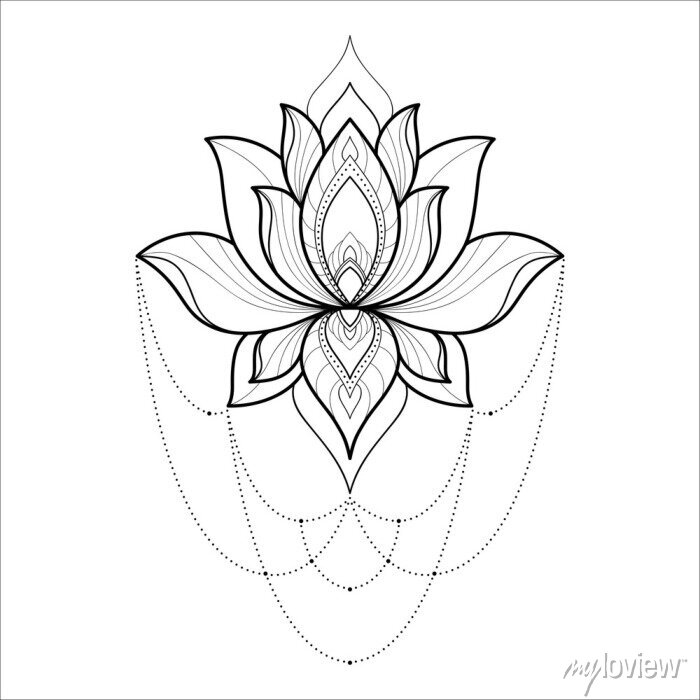 Tatuagens Delicadas: Ideias de Mandala Flor de Lótus para Pulsos e Tornozelos