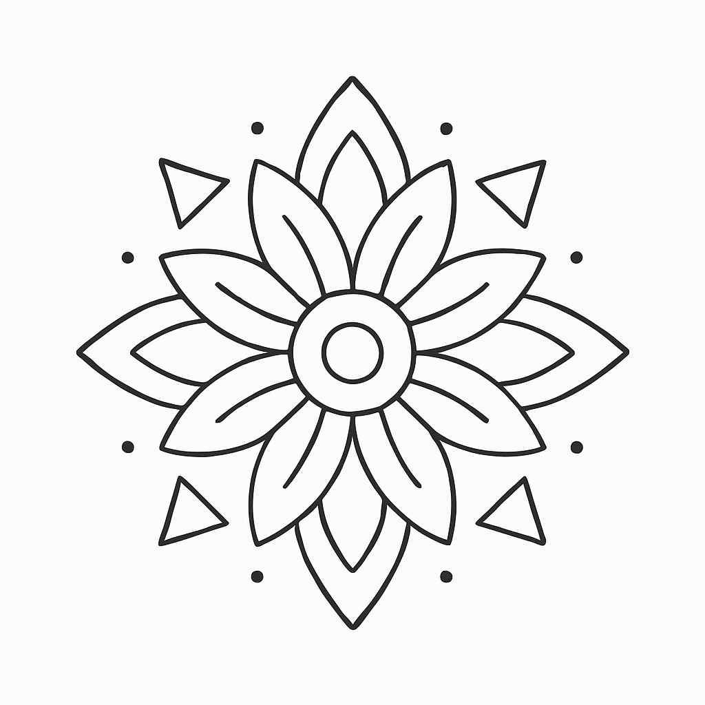 desenhos de mandala para imprimir