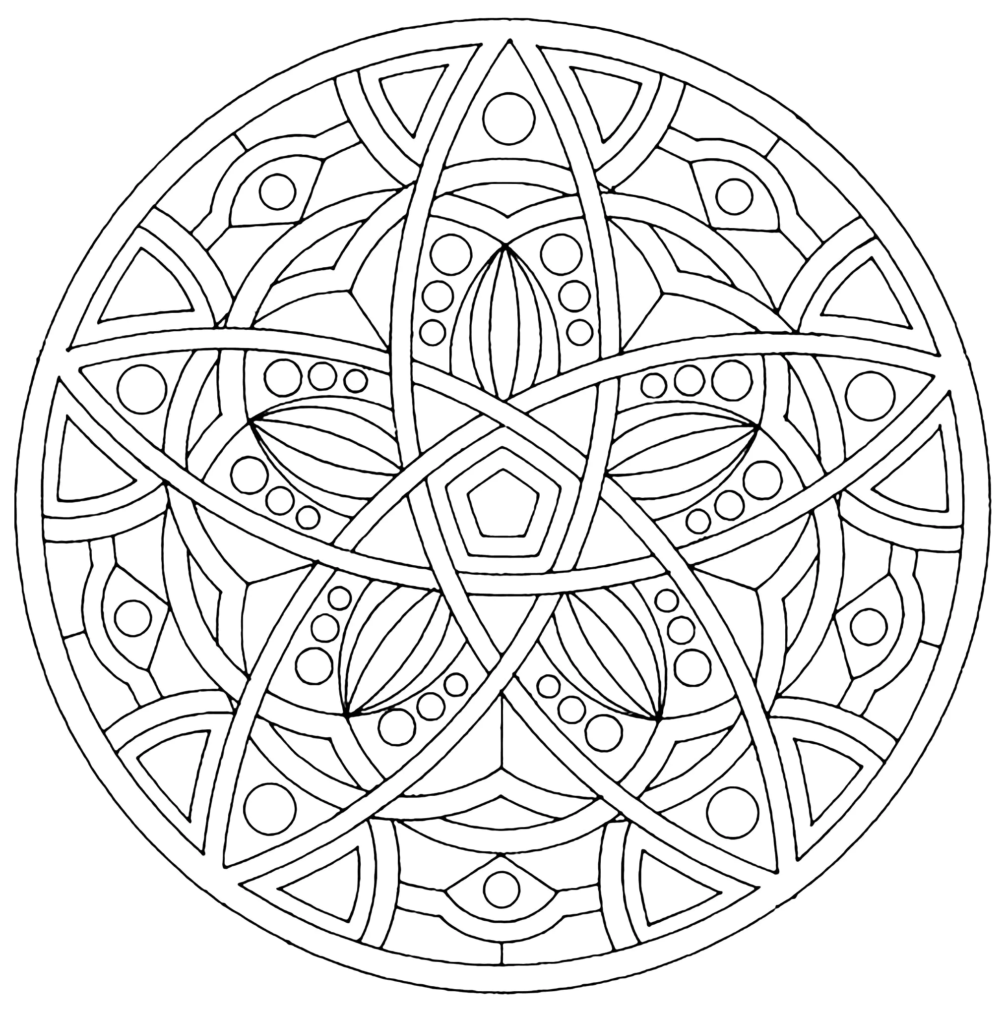 mandala para colorir antiestresse