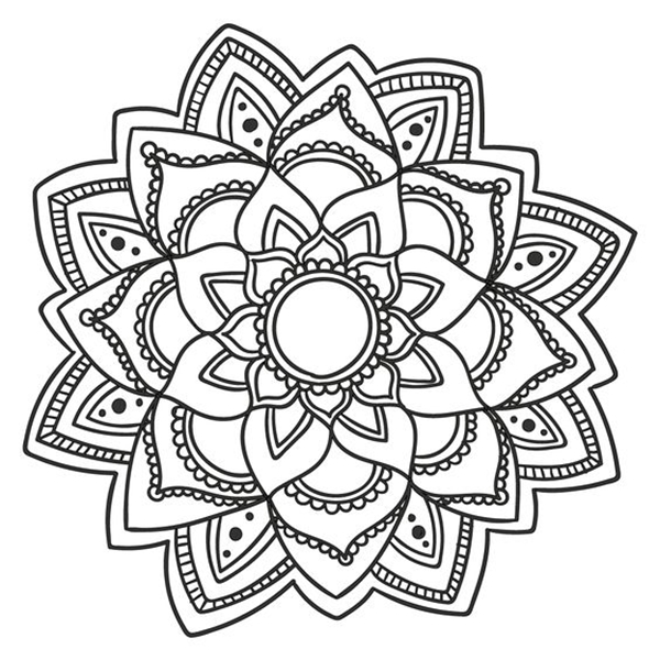 mandala terapêutica para imprimir