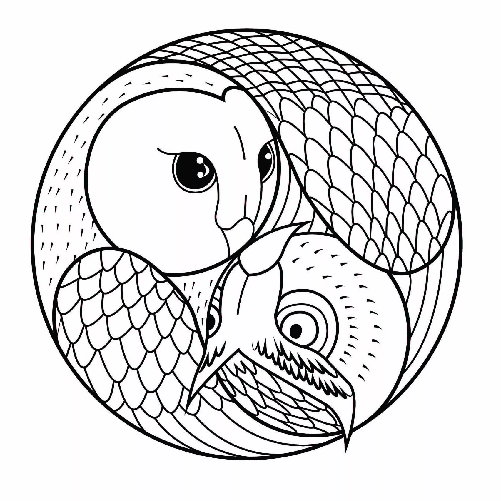 modelos de mandala para colorir