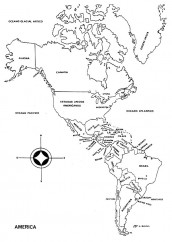 mapa sul americano para imprimir e colorir