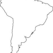 mapa sul americano para imprimir e colorir