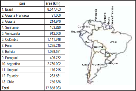 mapa américa do sul em branco para desenhar