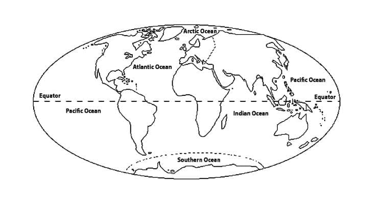 desenho mapa mundi para colorir