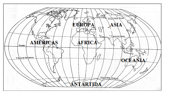 mapa mundi com nomes dos países para colorir