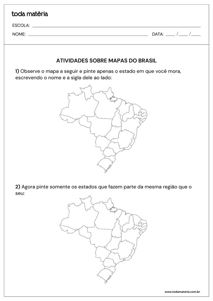 desenhos de mapas para crianças