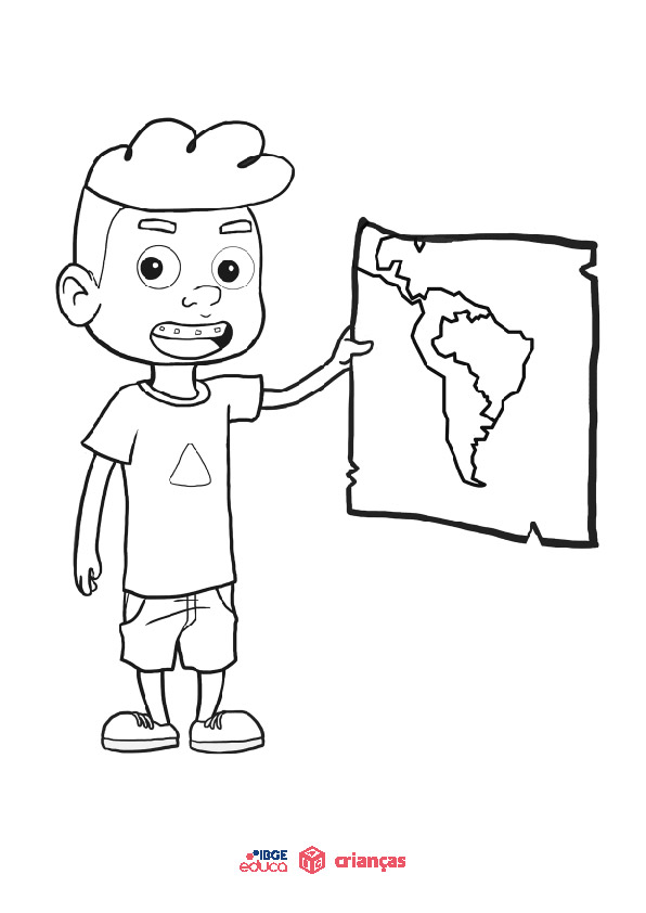 mapa do mundo com nomes para colorir