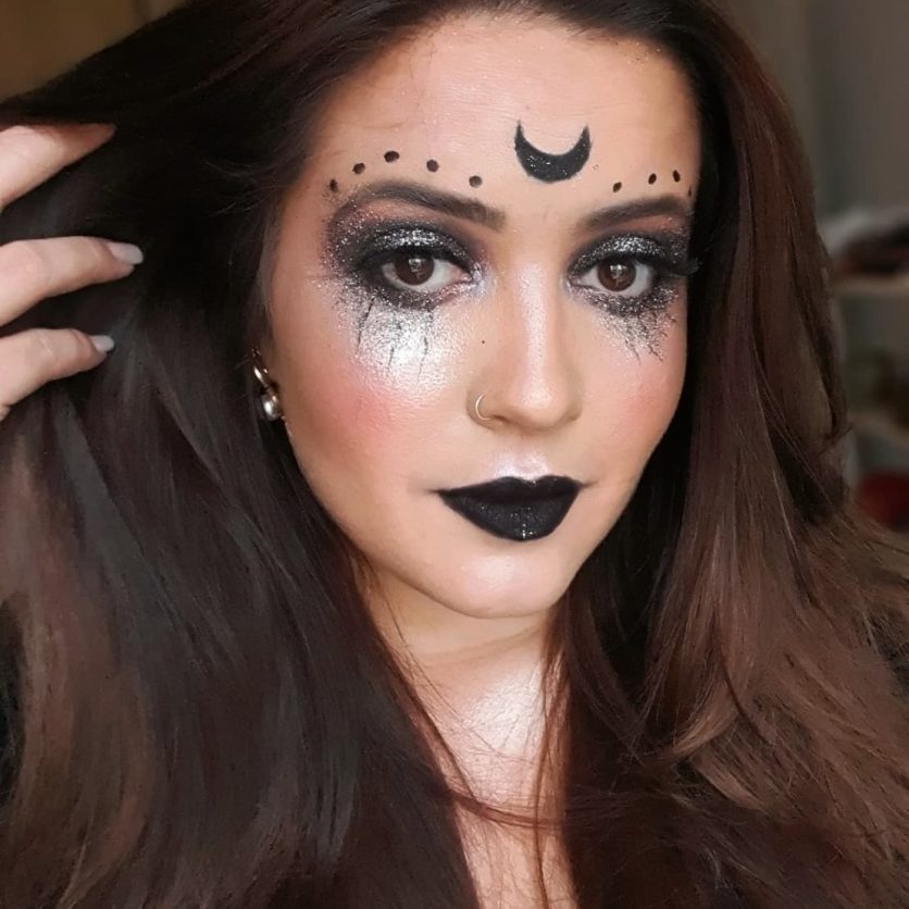 tutorial maquiagem de bruxa gótica