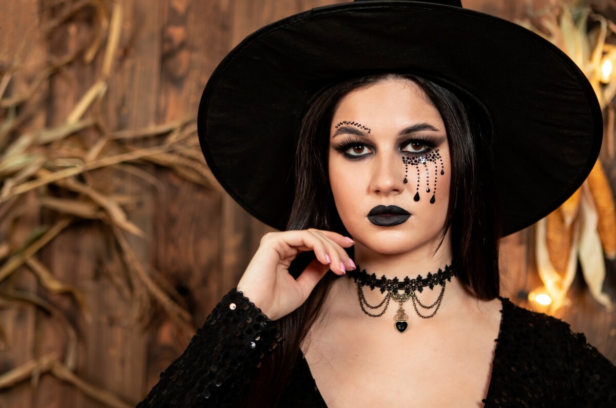 tutorial maquiagem de bruxa gótica