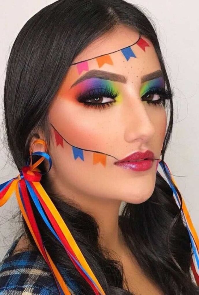 Maquiagem de Festa Junina 2026: Tendências e Cores Vibrantes; Maquiagem Junina Infantil: Ideias Fáceis e Seguras para Crianças; Como Fazer sua Maquiagem de Festa Junina Durar a Noite Toda; Delineado Criativo e Sardas Modernas: Inove na Maquiagem Junina; Blush Blindness na Festa Junina: Ousadia e Estilo para Arrasar