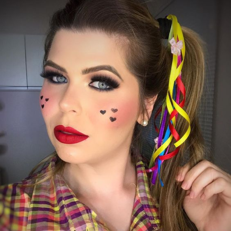 maquiagem de festa junina
