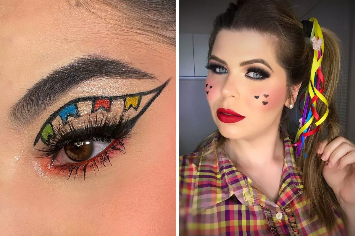 Maquiagem de Festa Junina 2026: Tendências e Cores Vibrantes; Maquiagem Junina Infantil: Ideias Fáceis e Seguras para Crianças; Como Fazer sua Maquiagem de Festa Junina Durar a Noite Toda; Delineado Criativo e Sardas Modernas: Inove na Maquiagem Junina; Blush Blindness na Festa Junina: Ousadia e Estilo para Arrasar