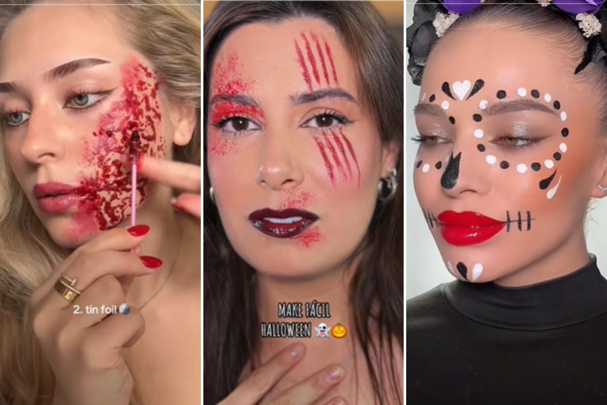 maquiagem halloween barata versus profissional