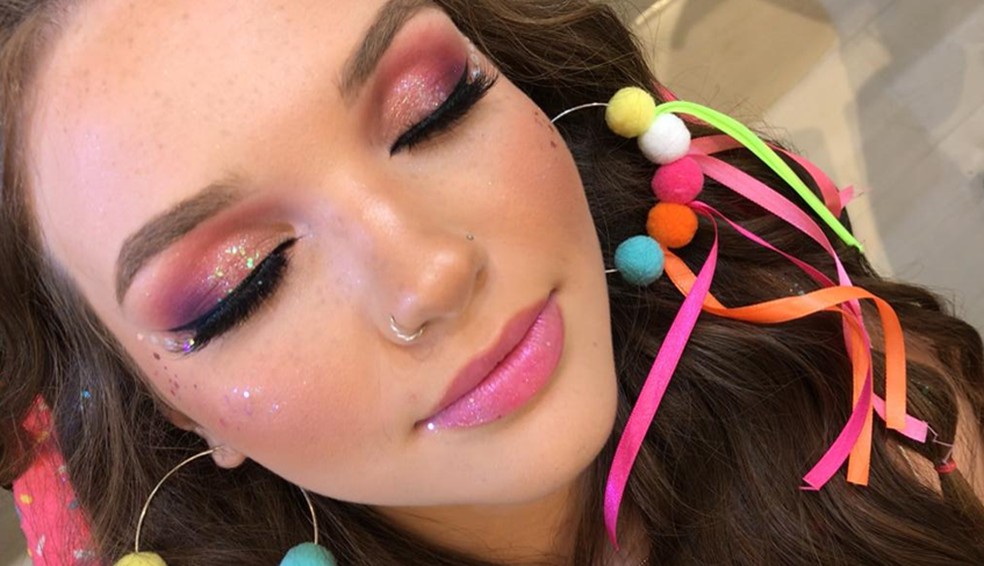 maquiagem para carnaval