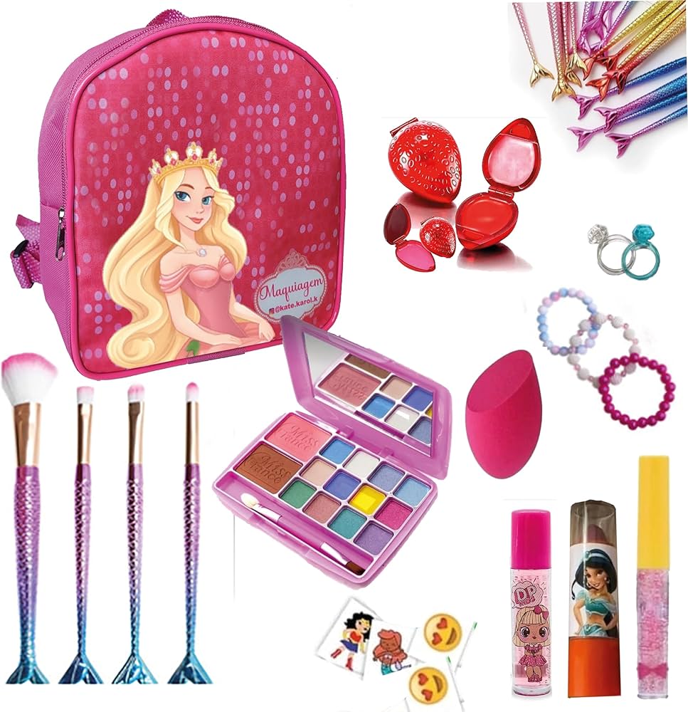 maquiagem de princesa para criança