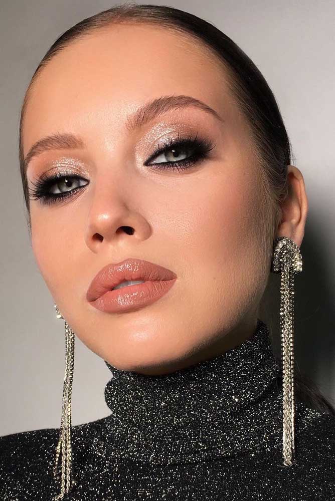 maquiagem para festa a noite