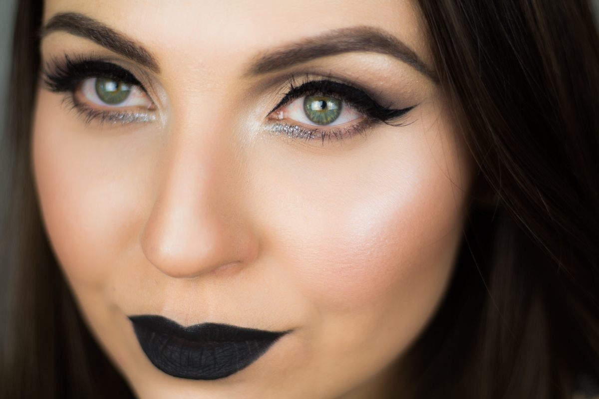 maquiagem gótica suave