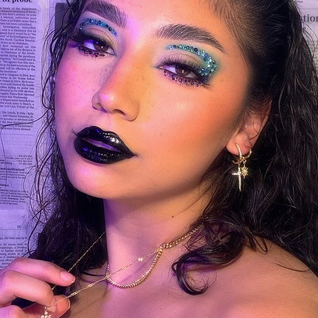 maquiagem gótica suave