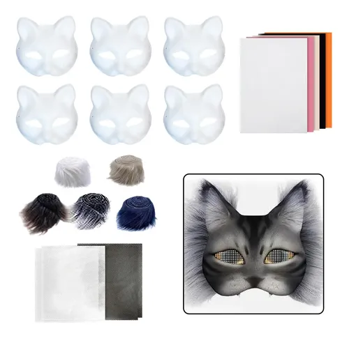 Máscara de Gato para Festas Temáticas