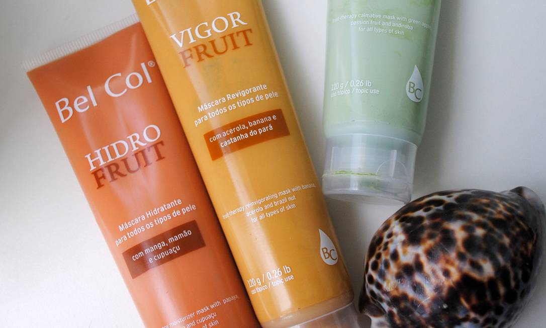 mascaras de frutas para o rosto