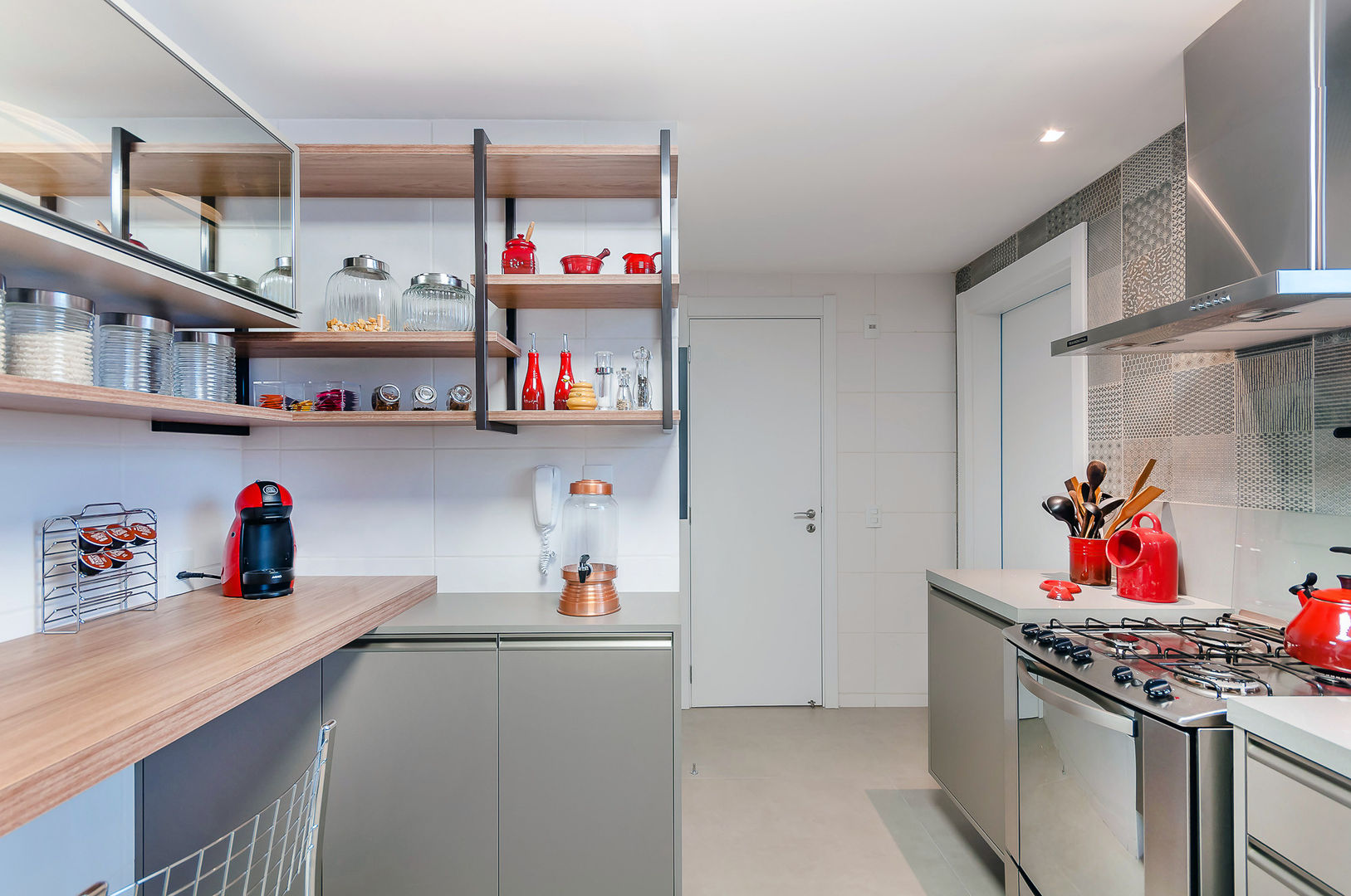 medidas ideais estante aço inox cozinha pequena