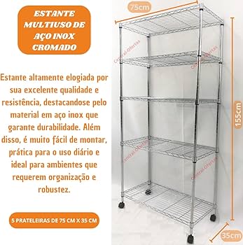 evitar erros ao escolher estante aço inox cozinha