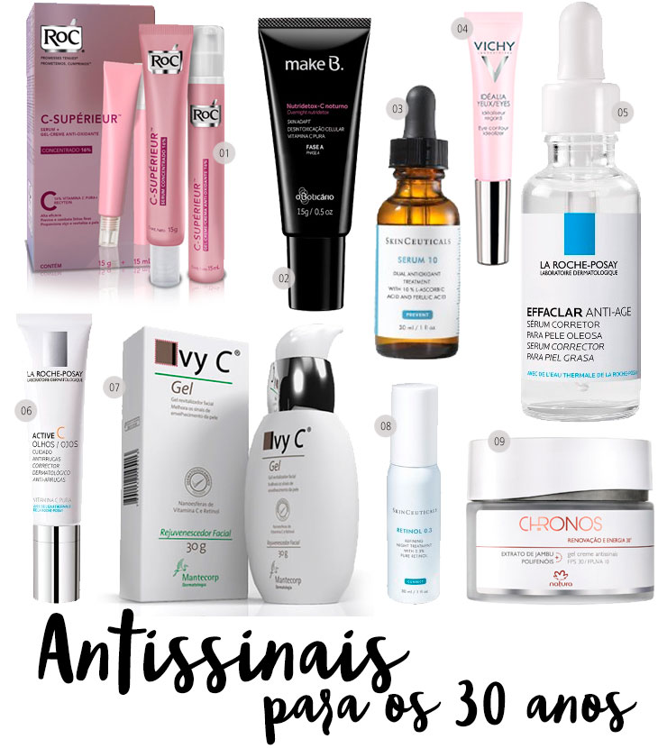melhor creme antiidade para 30 anos