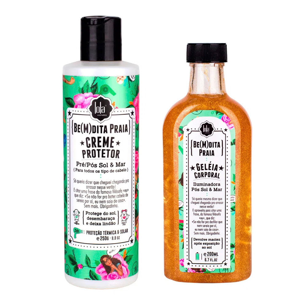 melhor creme de pentear praia cabelo seco