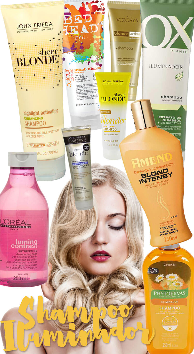melhor shampoo para cabelos loiros