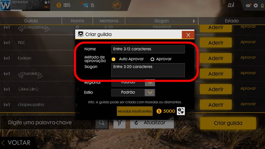 nomes de guilda para jogos