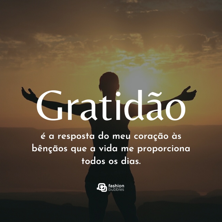 mensagem de agradecimento