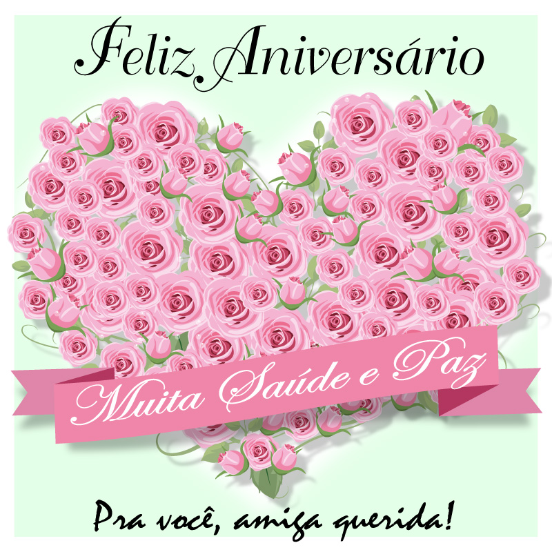 mensagem de aniversário com flores para amiga especial