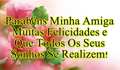 mensagens de aniversário com flores para amiga curta e objetiva