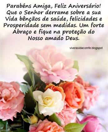mensagens de aniversário com flores para amiga com significado