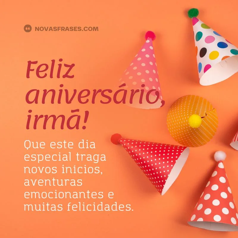 Mensagens de Aniversário com Citações Famosas para Irmã