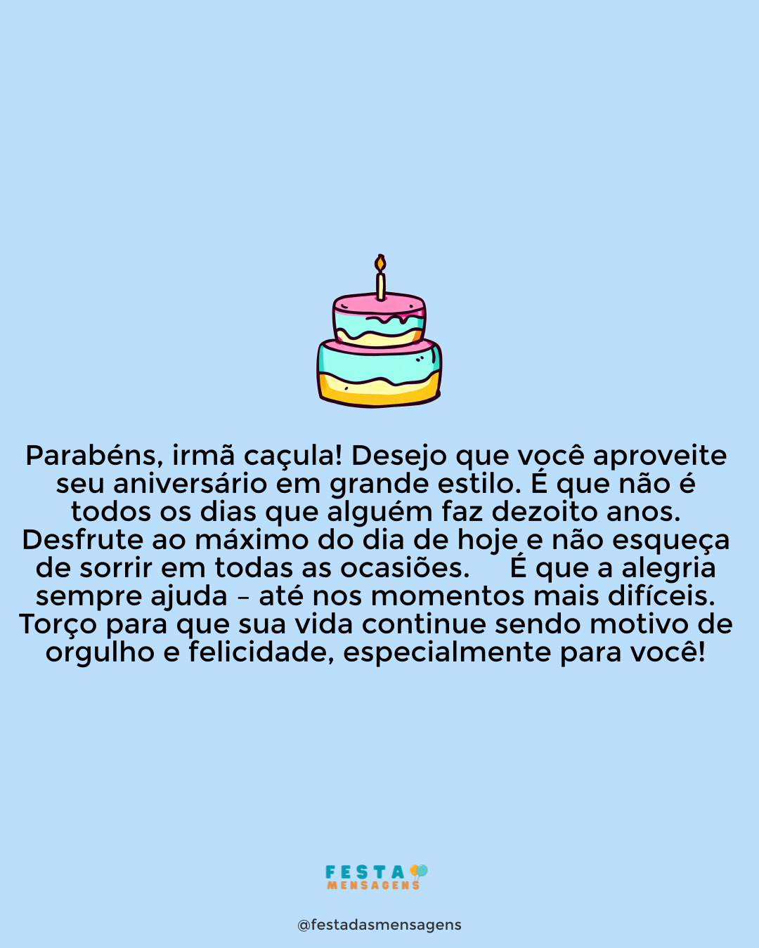 Mensagens de Aniversário com Citações Famosas para Irmã