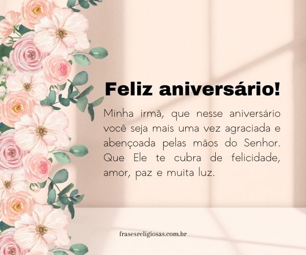 Mensagens de Aniversário com Citações Famosas para Irmã
