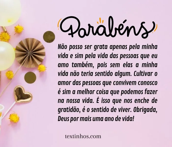 mensagem de parabéns para mim mesmo