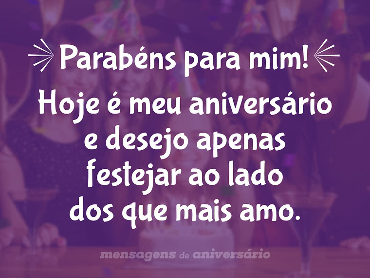 reflexão de aniversário para mim