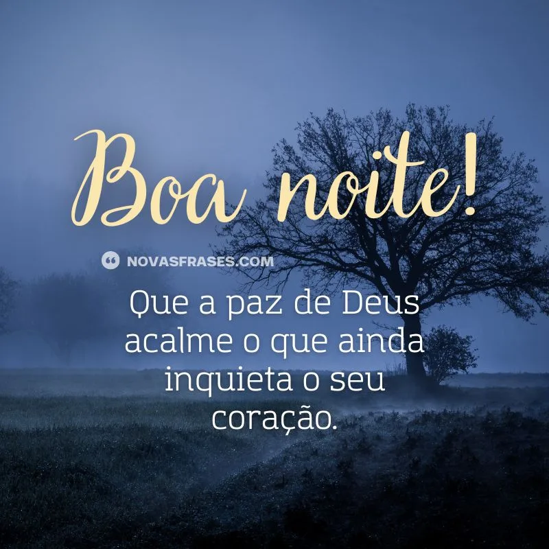 Frases de boa noite para acalmar a mente e ter bons sonhos