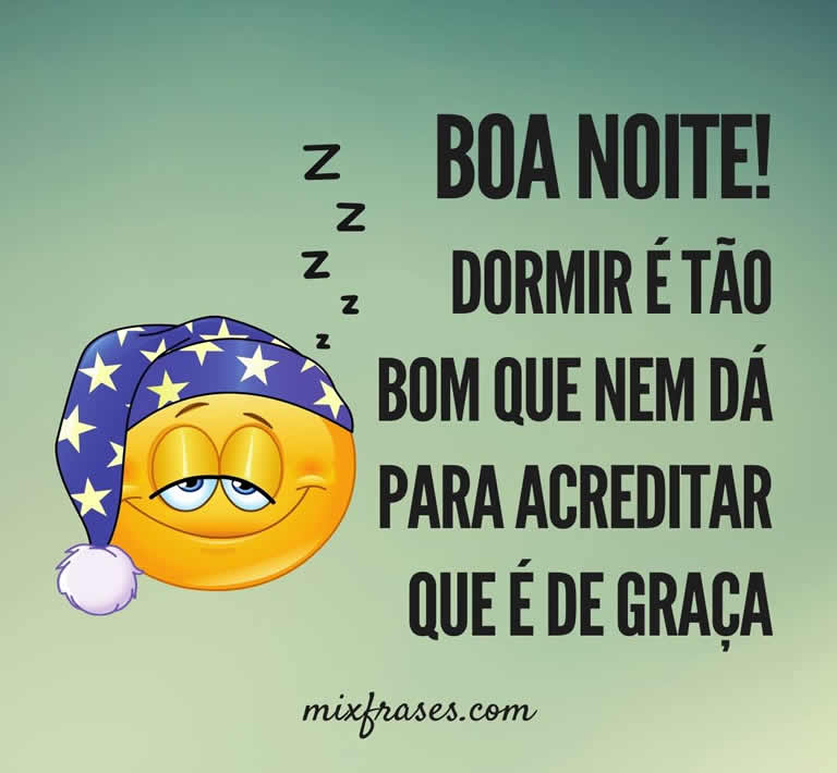 mensagens engraçadas para dormir