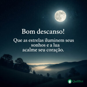 mensagens de boa noite com paz