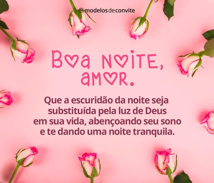mensagem de boa noite romântica